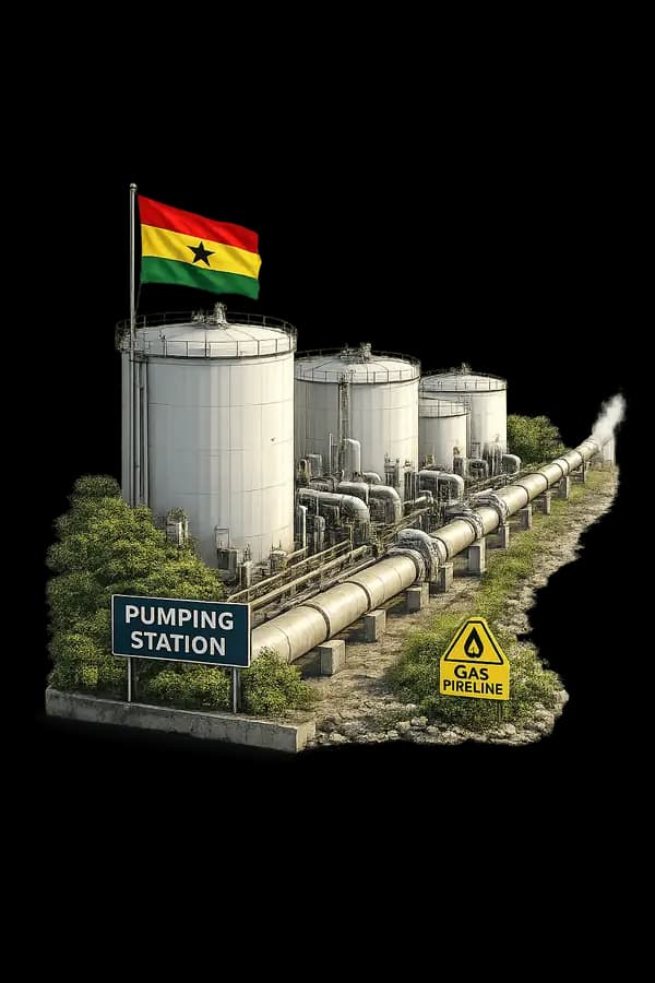 Gas pipeline pumping station