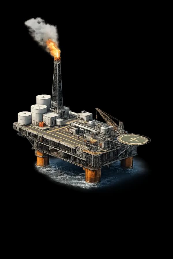 Offshore oil rig