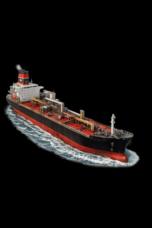 Oil tanker ship