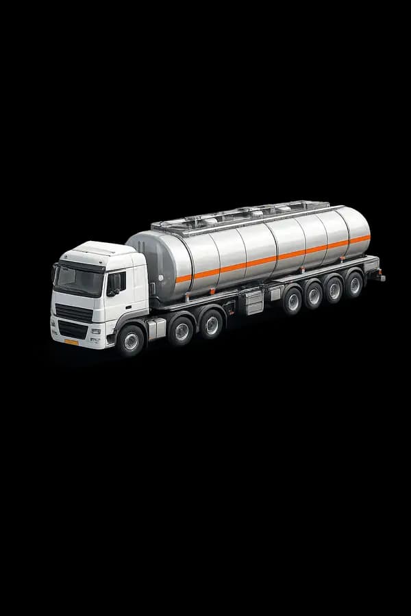 Fuel tanker truck